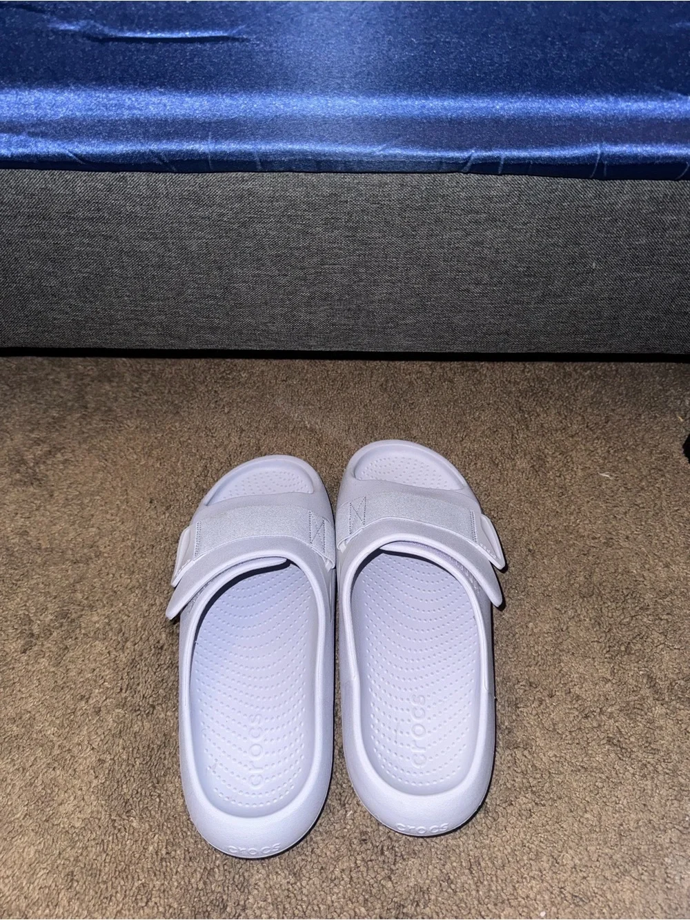 Crocs Mellow Luxe Recovery Slides (Purple Moon)